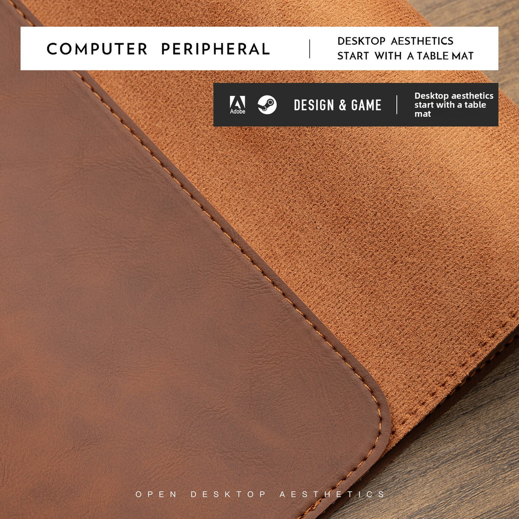 Minimal Leather Desk Mat