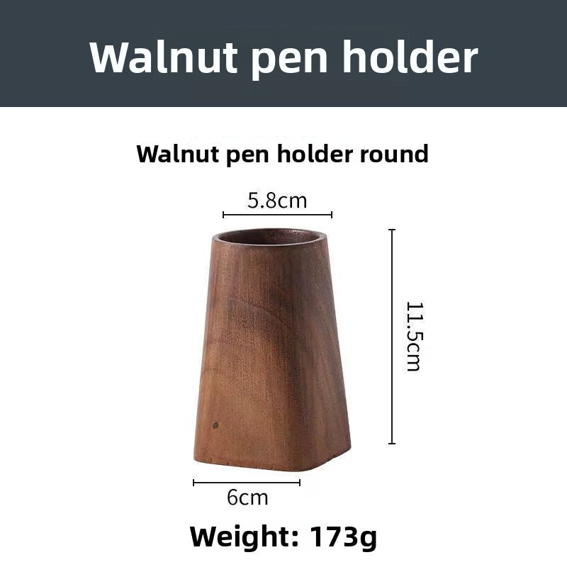 Walnut Wood Desk Organiser