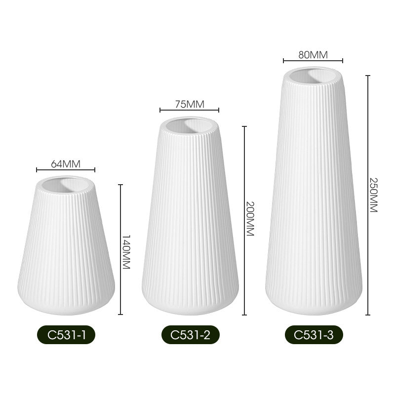 Nordic Style Geometric Flower Vase