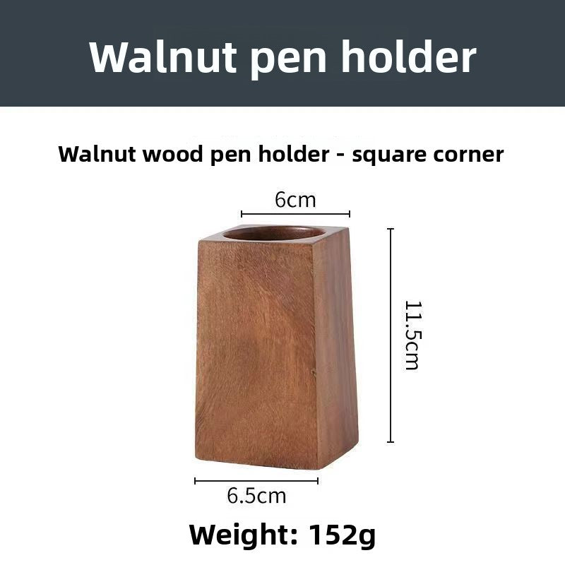 Walnut Wood Desk Organiser
