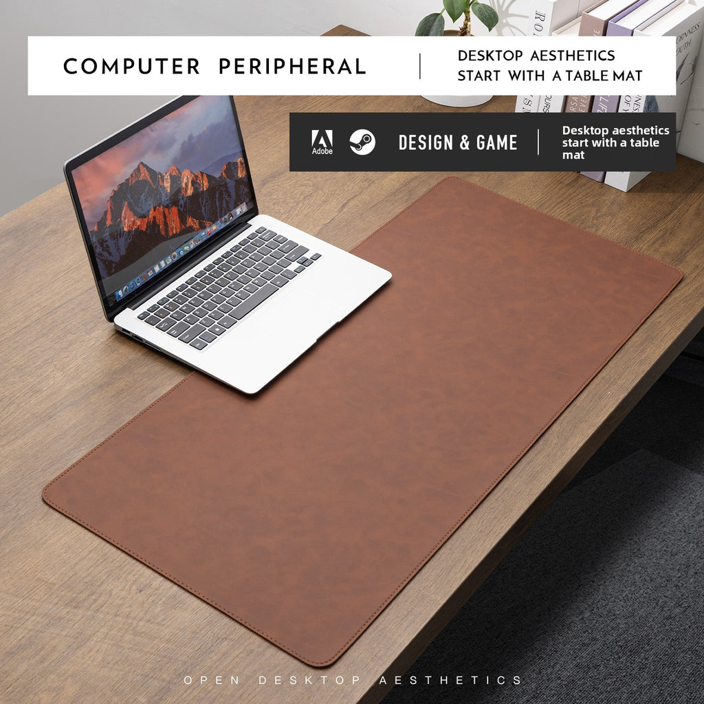 Minimal Leather Desk Mat