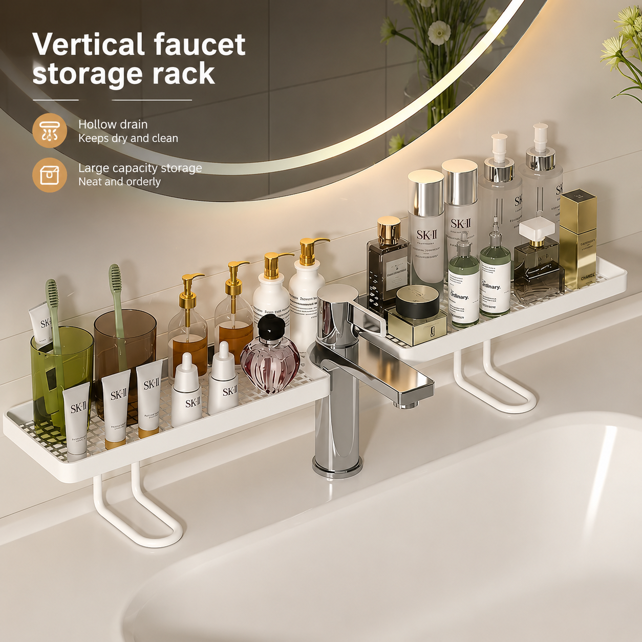 Minimal Bathroom Shelf