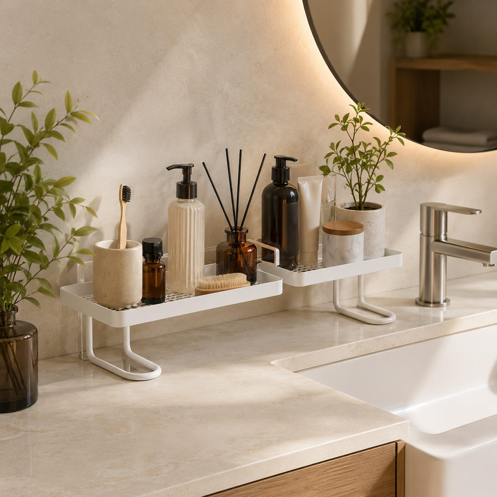 Minimal Bathroom Shelf