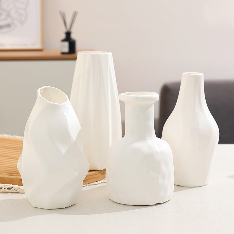 Nordic White Vase