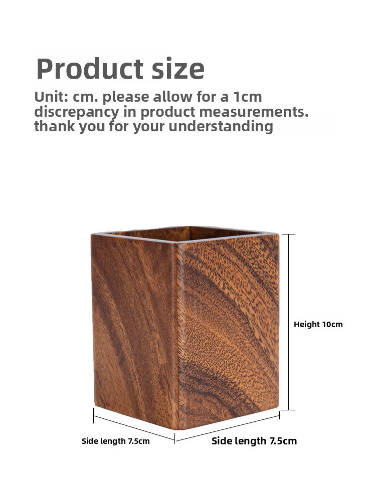Walnut Wood Desk Organiser