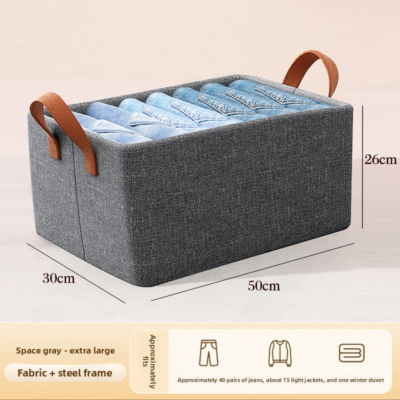 Tiered Wardrobe Storage Basket